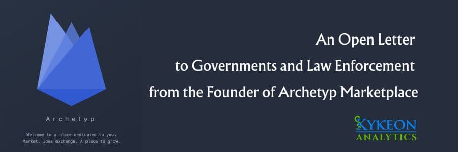 A photo with the Title text, and the logo of Archetyp, and Kykeon Analytics.